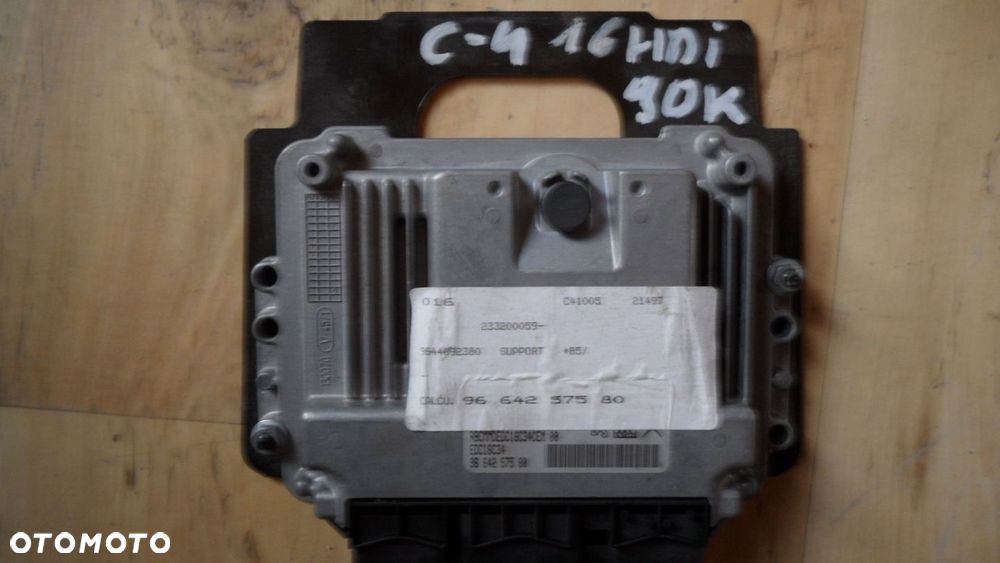 KOMPUTER SILNIKA DO CITROEN C4 1.6 HDI 9664257580 - 1