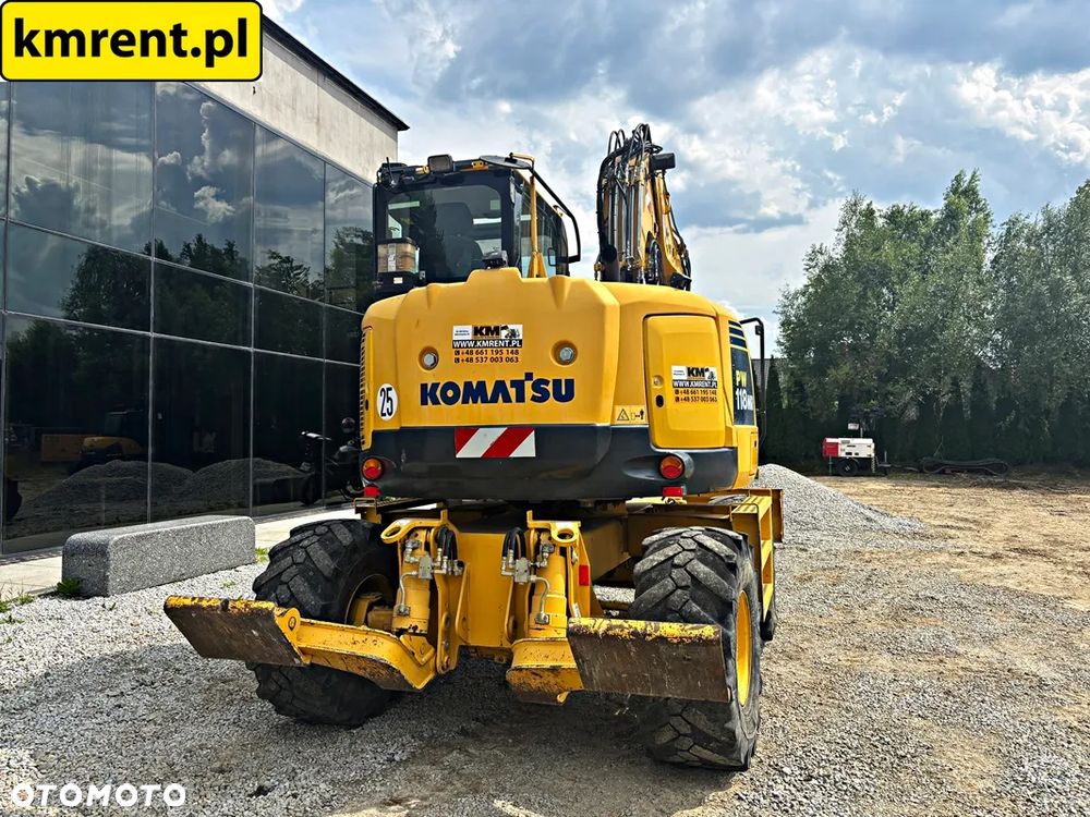 Komatsu PW 118 MR-8 KOPARKA KOŁOWA ROTOTILT 2017R | LIEBHERR A 309, TEREX 42, CAT, HITACHI ZX 140, VOLVO EW 140, 160 - 19