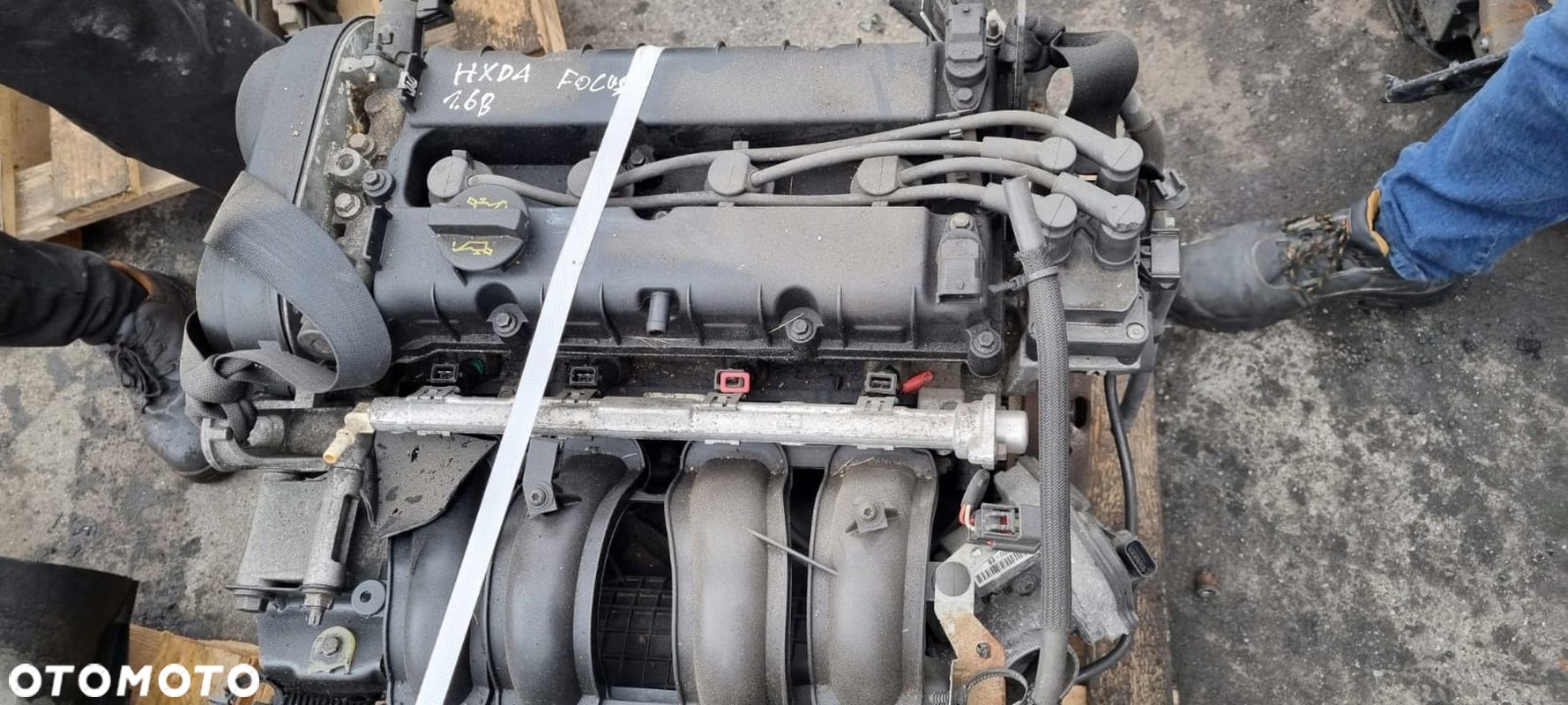 FORD FOCUS MK2 SILNIK 1.6 16V HXDA KOMPLETNY Z OSPRZĘTEM - 1