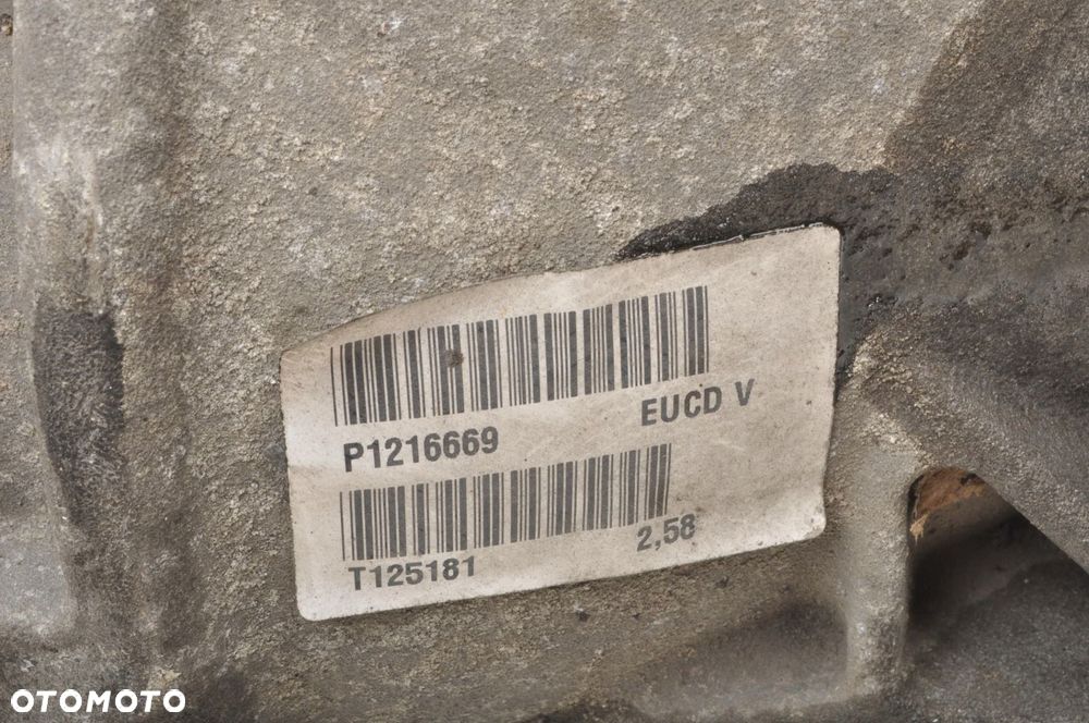 VOLVO S60 V60 XC60 XC70 V70  DYFERENCJAŁ MOST DYFER 31256867  1216669  2.58 - 10