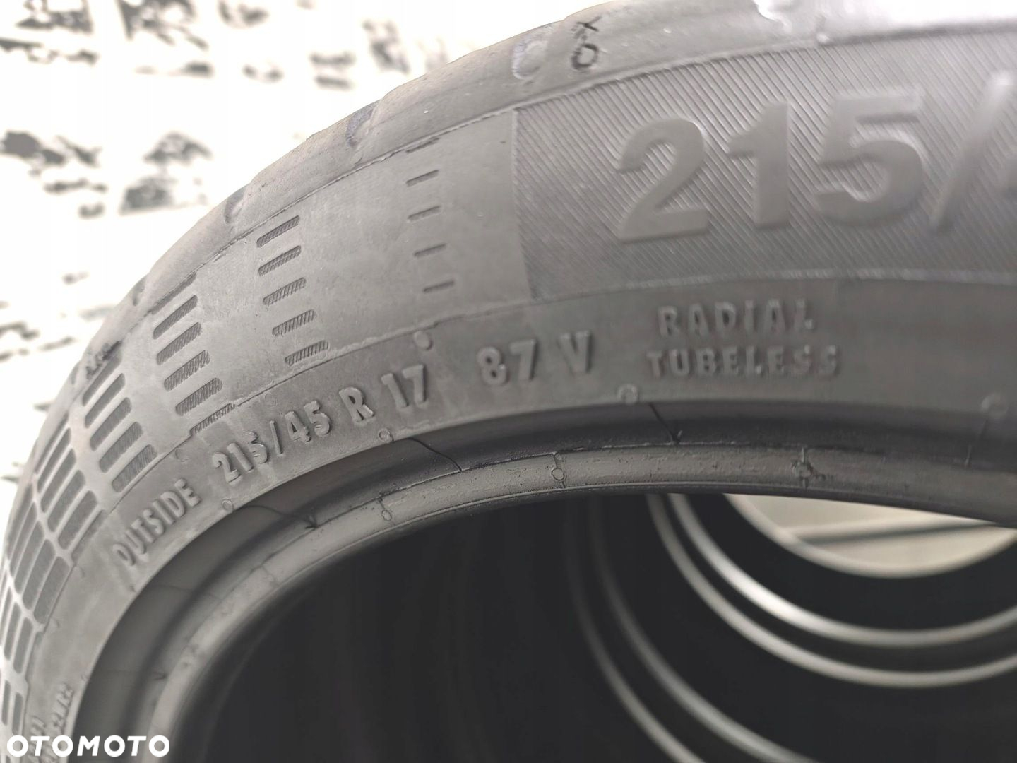 215/45R17 continental opony letnie 6,5mm 50743 - 8