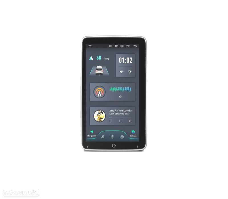 AUTO RADIO GPS 1DIN ANDROID 12 LCD TÁCTIL 10" CARPLAY USB DUAL ZONE - 3