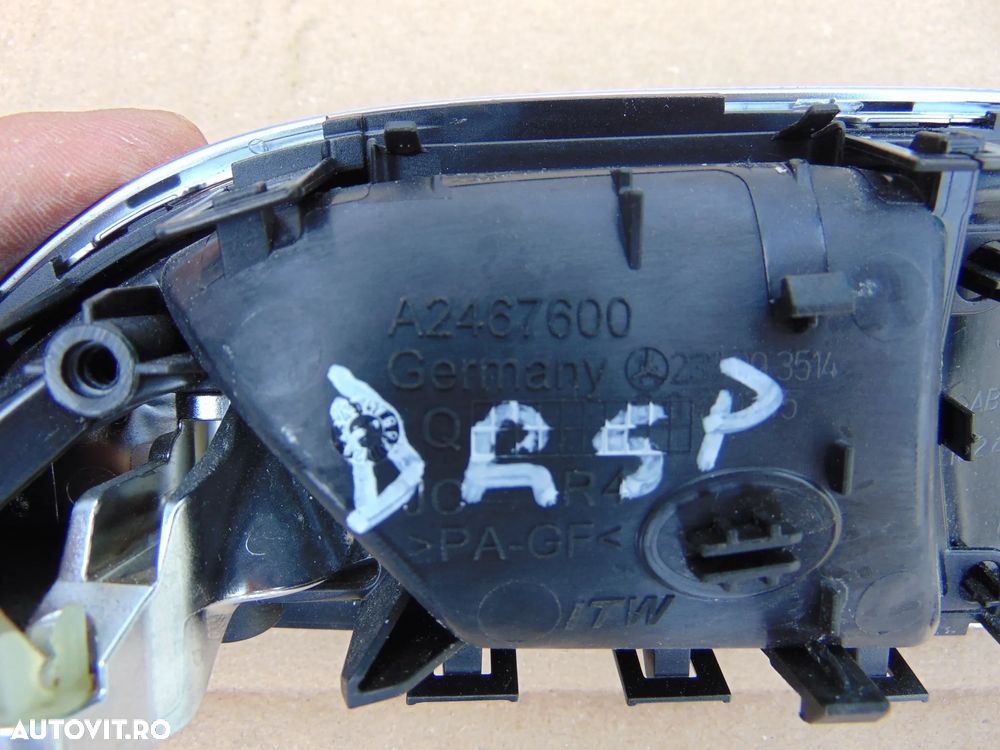 Maner interior Mercedes cla w117 c117 w176 w246 manere interior fata spate stanga dreapta comenzi scaune reglaj - 5