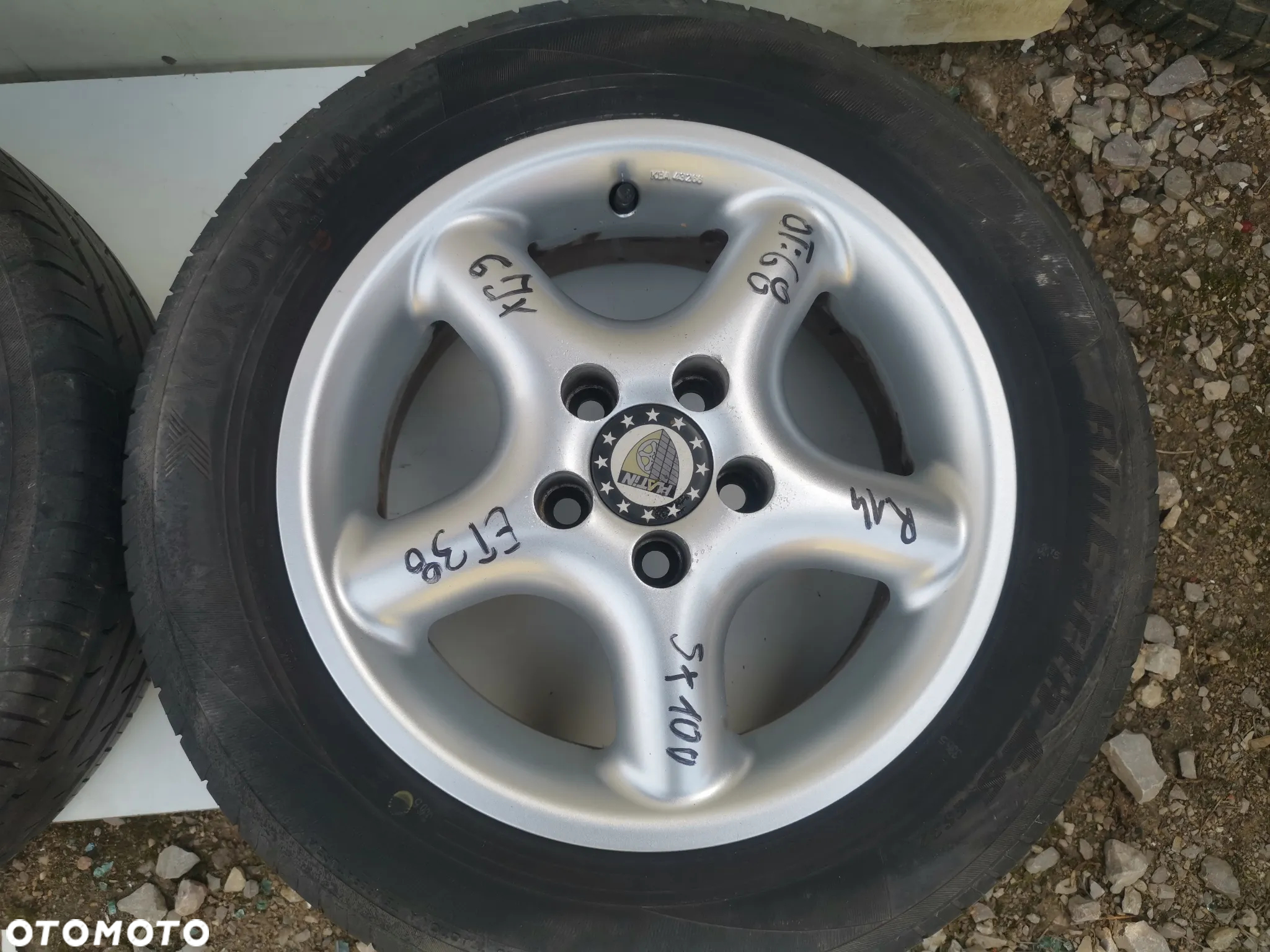 KOŁA ALUFELGI VW SKODA SEAT AUDI R14 5x100 ET 38 6Jx Otwór  Centrujący 68 mm OPONY LETNIE 185/60 R14 - 4