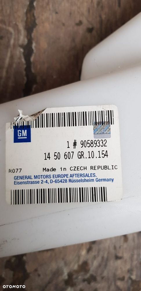 Zbiornik płynu spryskiwaczy Opel Astra G 98-03  90589332 - 3
