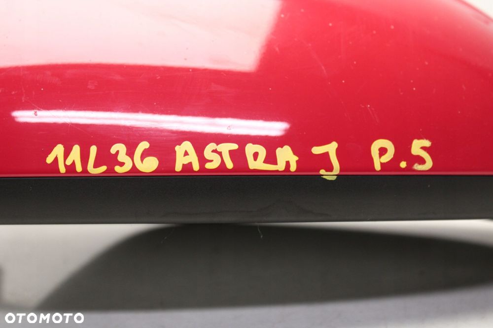 opel astra j 5 pin 09r- lusterko prawe zewnętrzne z50b - 9