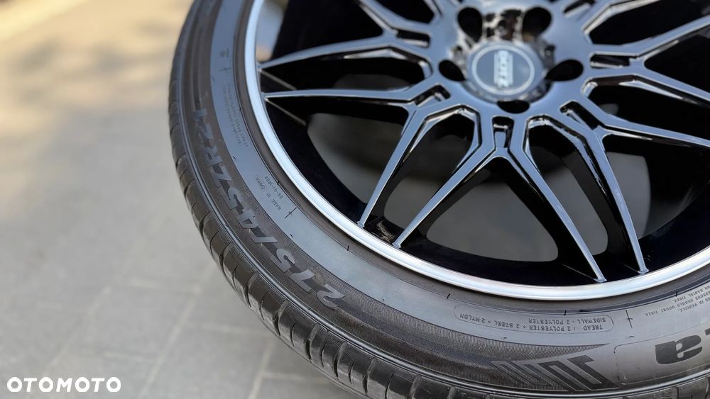 Kola r21 5x130 275/45 ET48 10.5J audi q7 sq7 porsche cayenne volkswagen vw touareg DOTZ Black alufelgi LongBeach - 7