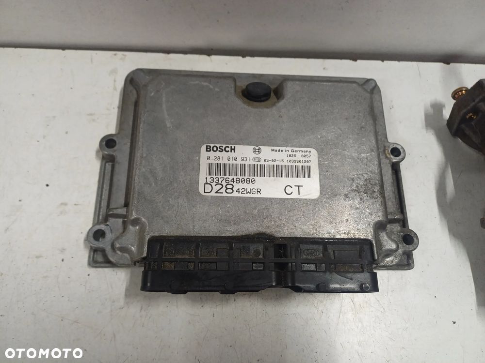 ZESTAW DO ODPALENIA KOMPUTER STEROWNIK FIAT DUCATO II LIFT 2.8JTD 02-06R - 2