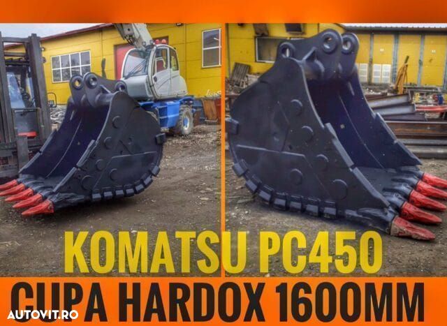 Cupa hardox 1600mm komatsu pc450 - 1