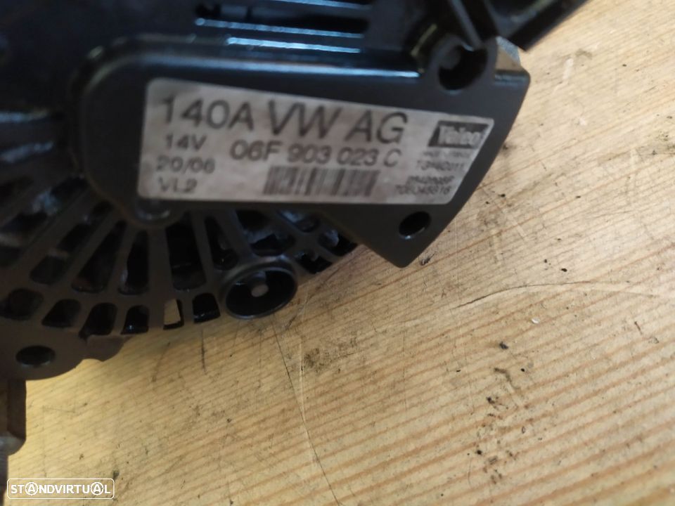 ALTERNADOR AUDI A3 8P VOLKSWAGEN GOLF V 1.9TDI 2.0TDI 06F903023C 06F903023C 06F903023F - 2