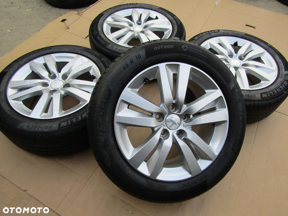 4x Felgi Koła 16 Peugeot 308 II 508 407 Rifter Expert III Partner III Citroen Jumpy Berlingo III Toyota Proace 7 j 5x108 ET44 + Opony 205/55 16 Michelin - 11