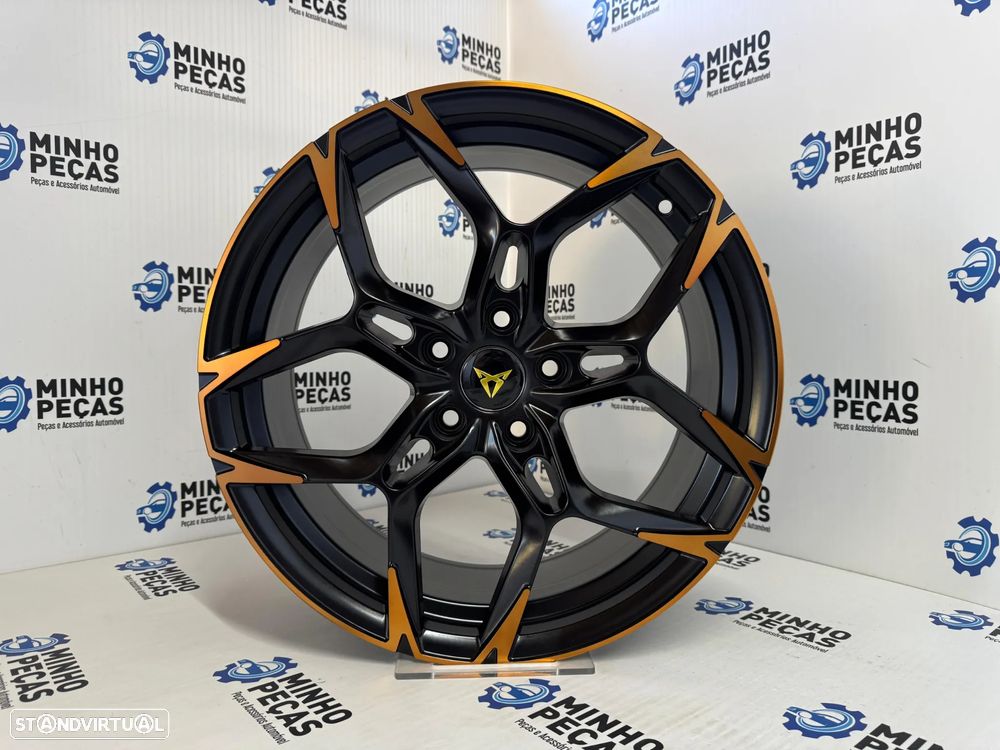 Jantes look Cupra Formentor em 18 (5x112) Preto e Bronze - 8