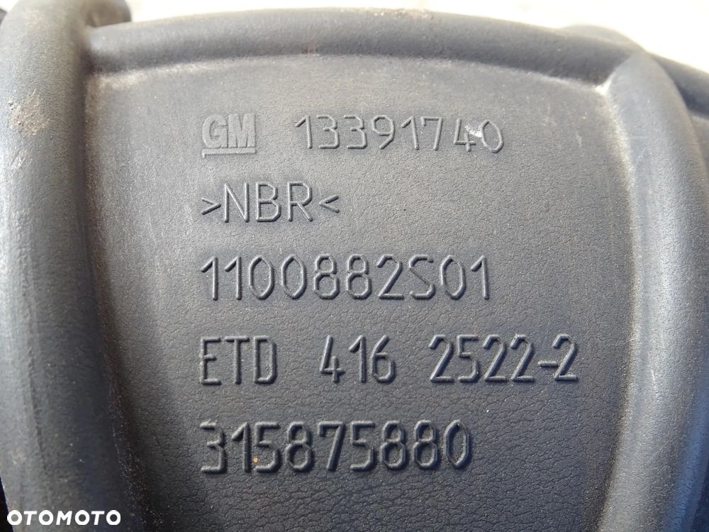 ŁAPACZ WLOT DOLOT PRZEWÓD POWIETRZA OPEL ZAFIRA TOURER C 1,6 1,8 1,4 T TURBO - 6