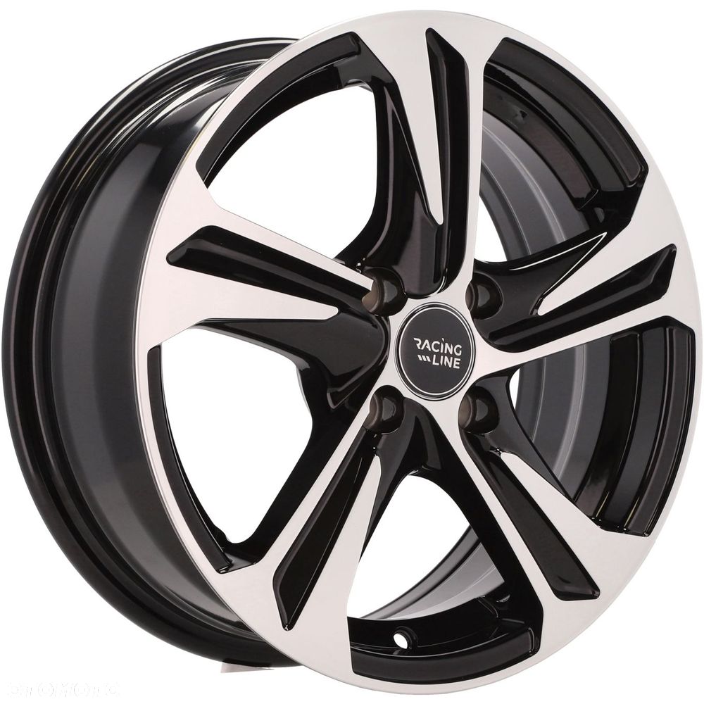 4x Felgi 15 m.in. do HYUNDAI Bayon I10 I20 KIA Picanto RIO Stonic MAZDA 2 CITROEN C1 - B1242 (BK1424 - 2