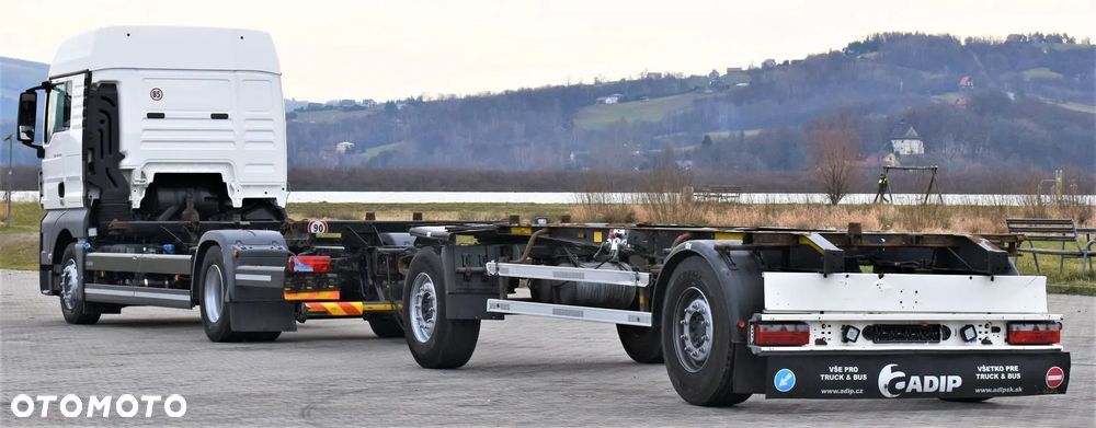 MAN TGX 18.440* RAMA 7,00m + PRZYCZEPA 5,25m - 3