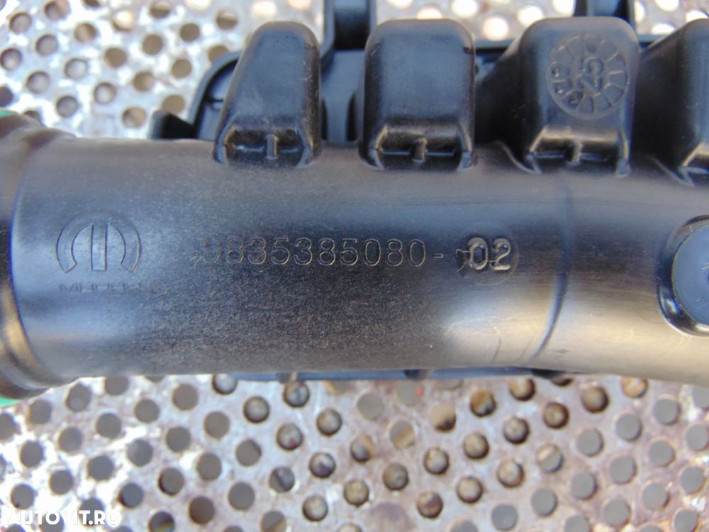 Tub intercooler Peugeot 1.2 208 2008 Opel Mokka Corsa F Citroen c3 c4 c5 cod 9835385080 508 5008 308 3008 ds3 teava tubulatura grandland - 4