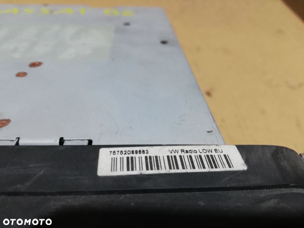 RADIO CD FABRYCZNE VOLKSWAGEN PASSAT B6 1K0035186AA - 3