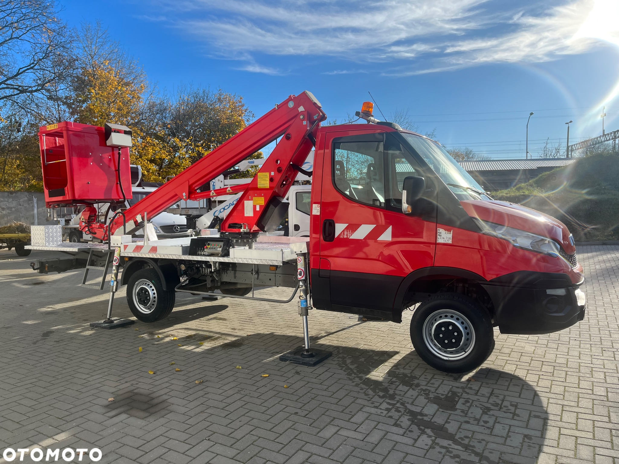 Iveco Podnośnik Koszowy GSR 16 metrów Zwyżka Izolowany Kosz Stan Idealny UDT jak Wumag Ruthmann Multitel - 6
