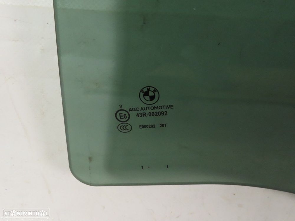 Vidro da porta Escurecido Esquerdo/Trás Usado / Original BMW 5 Touring (F11) 513... - 2