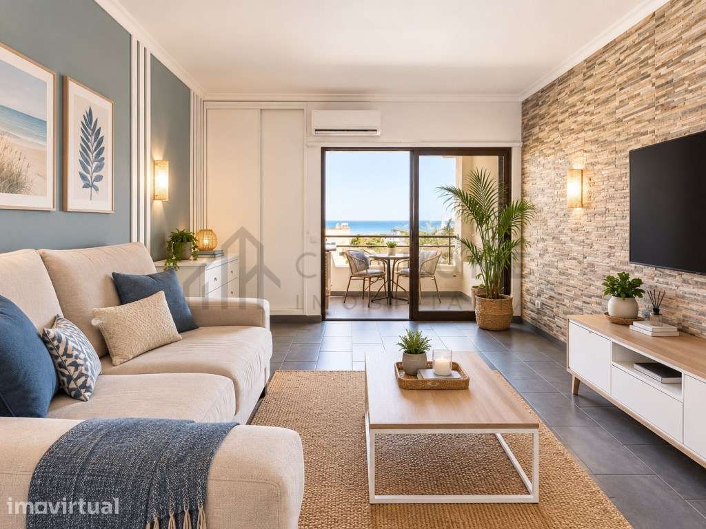 T0 com Vista Mar e Varanda no Albufeira Jardim - Grande imagem: 4/25