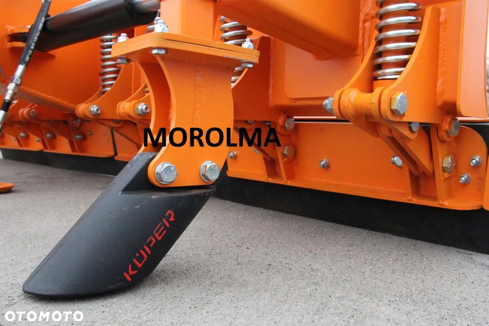 Składany pług do śniegu śnieżny komunalny ciężki 3,0 m TUZ kat II hydrauliczny - 4