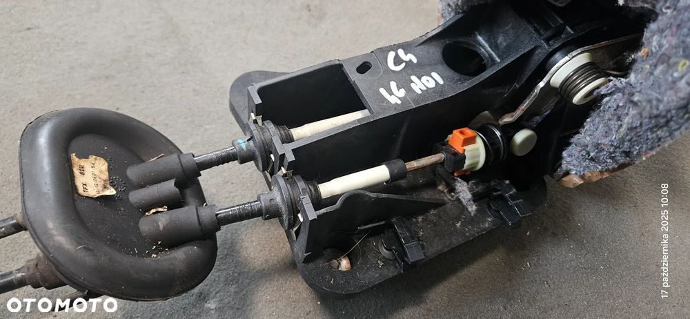 Wybierak lewarek linki biegów mieszek gałka Citroen C4 I 1,6 HDI 5-bieg manual  2008r 9657303580 - 4