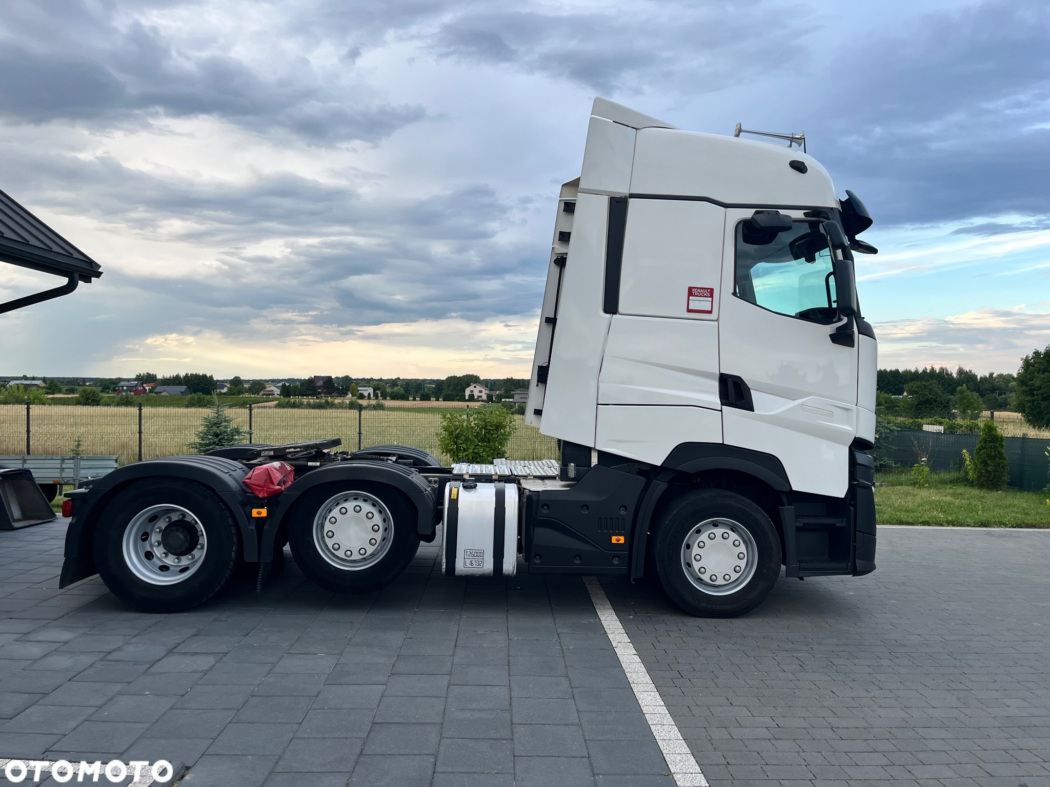 Renault T 480 HIGH DTI 13 / 6x2 / Pusher / DMC 60 ton / Full LED / Nowe Opony / Siodło regulowane / Masa własna 9268 kg / Super stan - 9