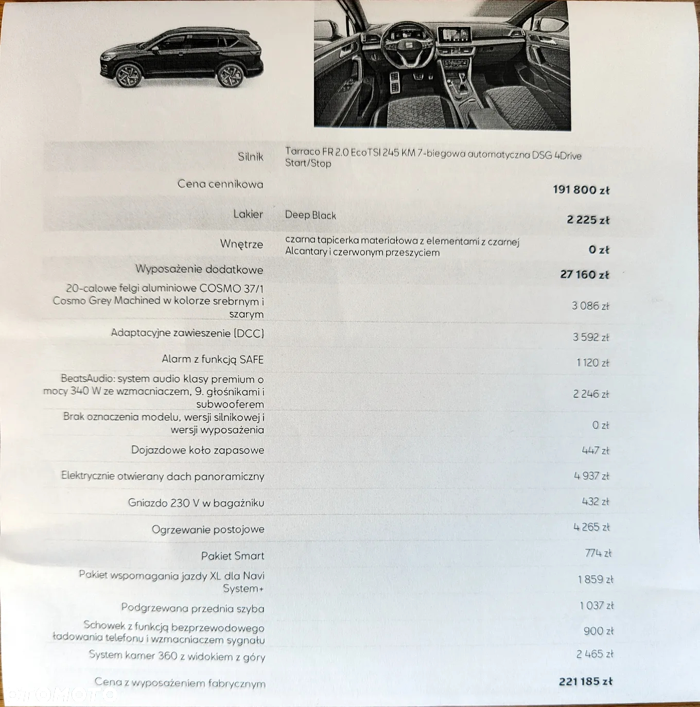 Seat Tarraco 2.0 Eco TSI FR S&S 4Drive DSG - 14