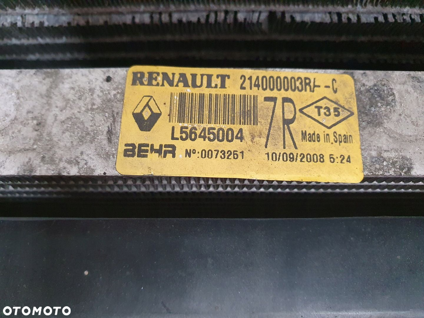 CHŁODNICE WENTYLATOR KOMPLET LAGUNA III 2.0 DCI - 7