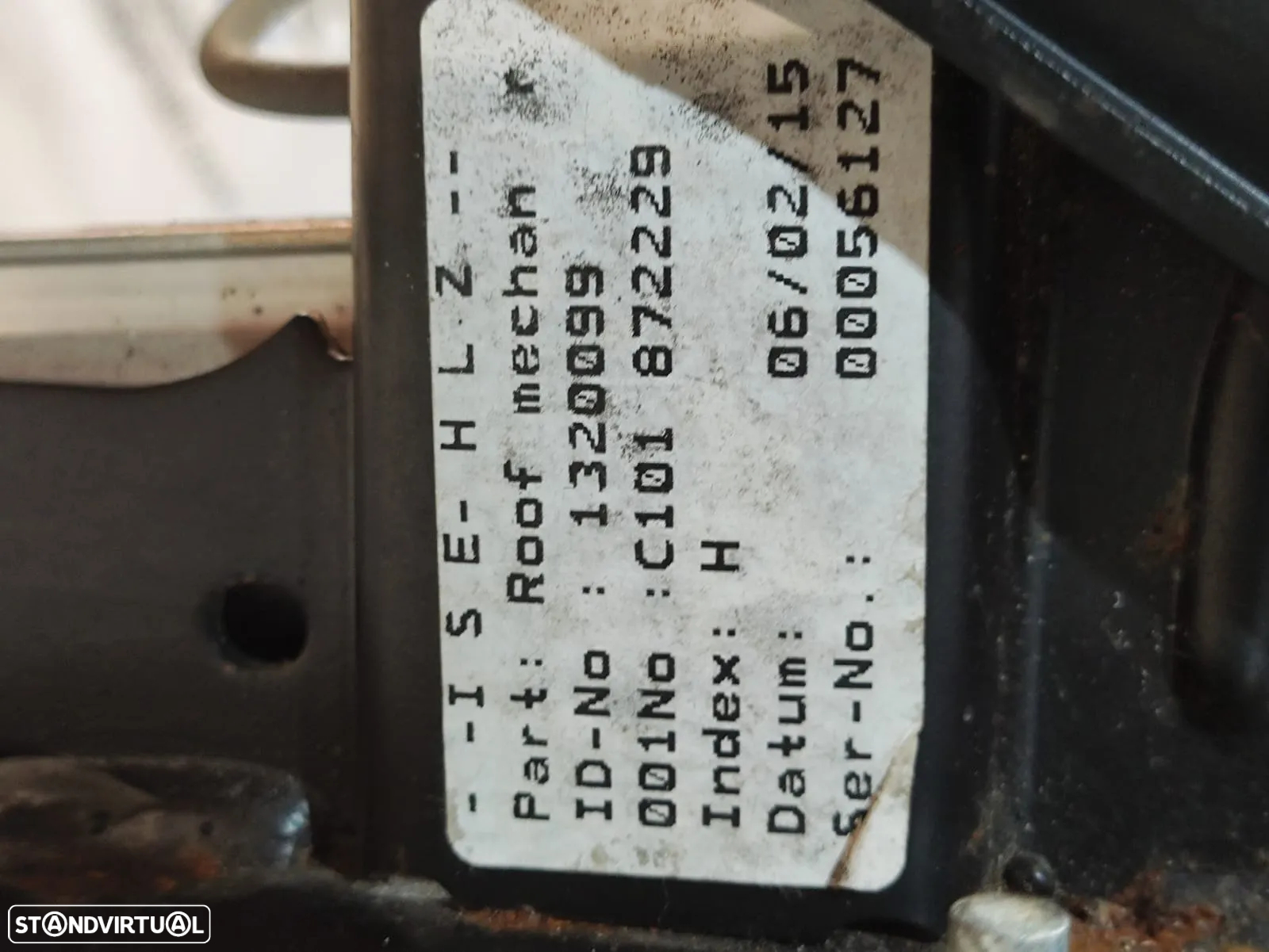 Capota Eletrica Original GMOpel Tigra B 1320099 1320098 - 13