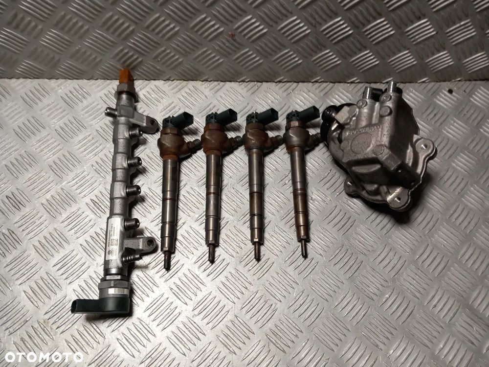 VW SKODA AUDI UKŁAD WTRYSKOWY 2.0 TDI KOMPLETNY 03L130089Q 03L130277J 03L130755AC - 2