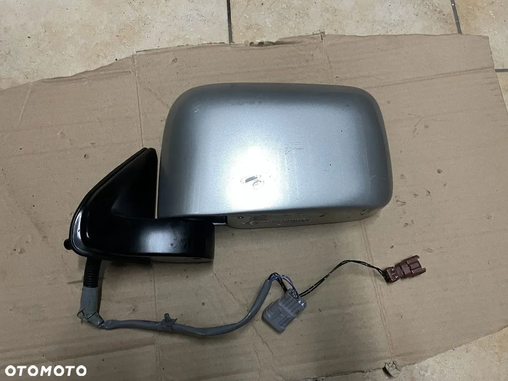 Lusterko lewe Nissan Navara D22 03' 2+3 5PIN (srebrne) - 2