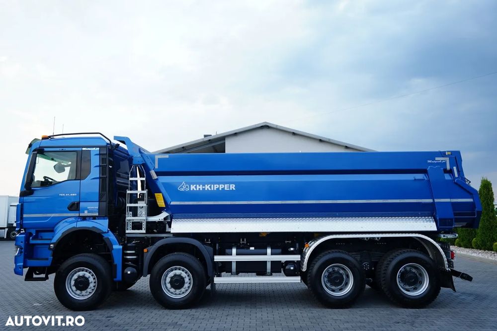 MAN TGS 41.480 / 8X8 / ​​BASCULATOR / BASCULATOR SPATE / KH KIPPER / HARDOX / RICH EQUIPMENT / - 9