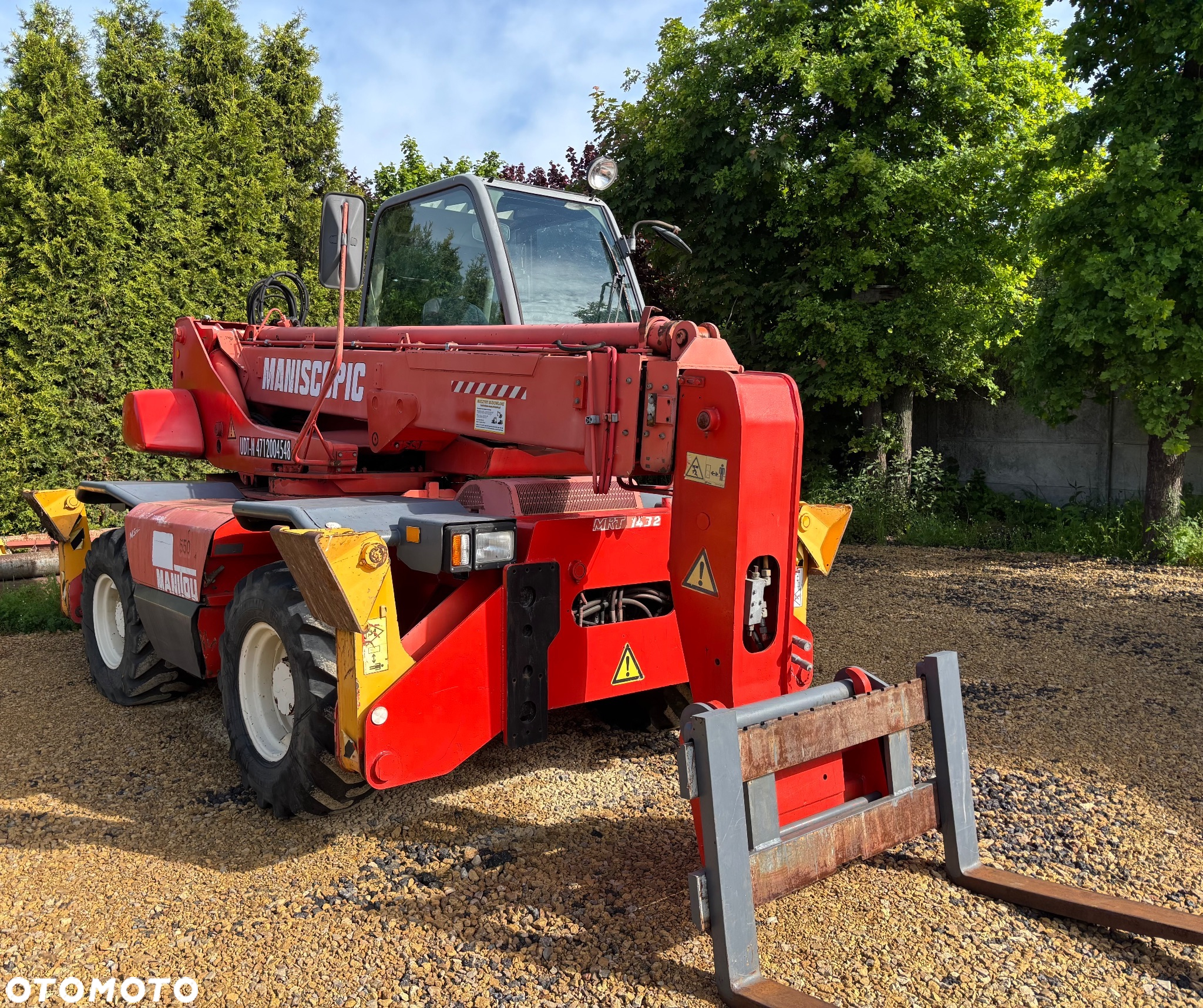 Manitou MRT1432 ROTO 4x4x4 widly silnik PERKINS Nowa pompa hydrauliczna, obrotowa, 4podpory - 12