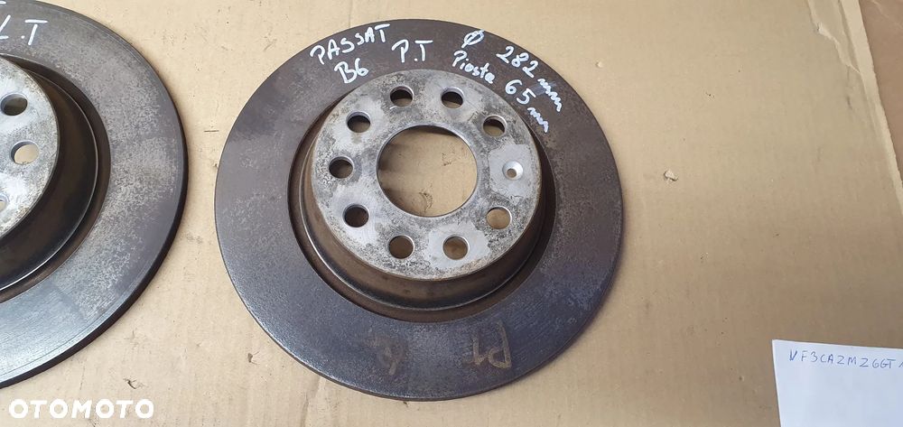 Tarcze hamulcowe tył tylne VW Passat B6 - 3
