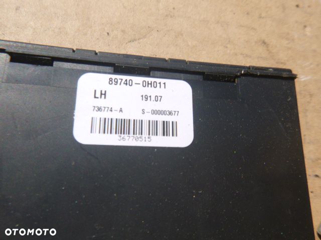 ZESTAW STARTOWY KOMPUTER STACYJKA IMMOBILIZER TOYOTA AYGO 1.0 - 9