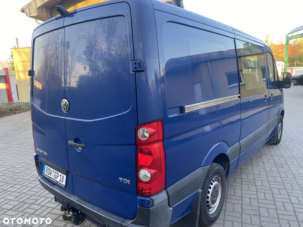 Volkswagen Crafter 2.0 Tdi 136KM Klima Doka 7 osobowa L1H2 148tys km 2015 Zadbany - 5