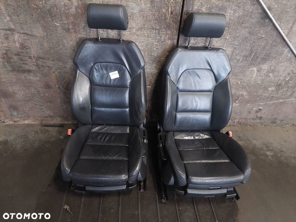 FOTELE KOMPLET LEWY PRAWY KANAPA TYŁ + BOCZKI AUDI A6 C6 - 14