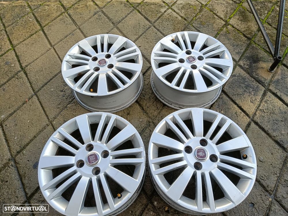 4 jantes 15 Fiat grand Punto, furação 4x98 - 4