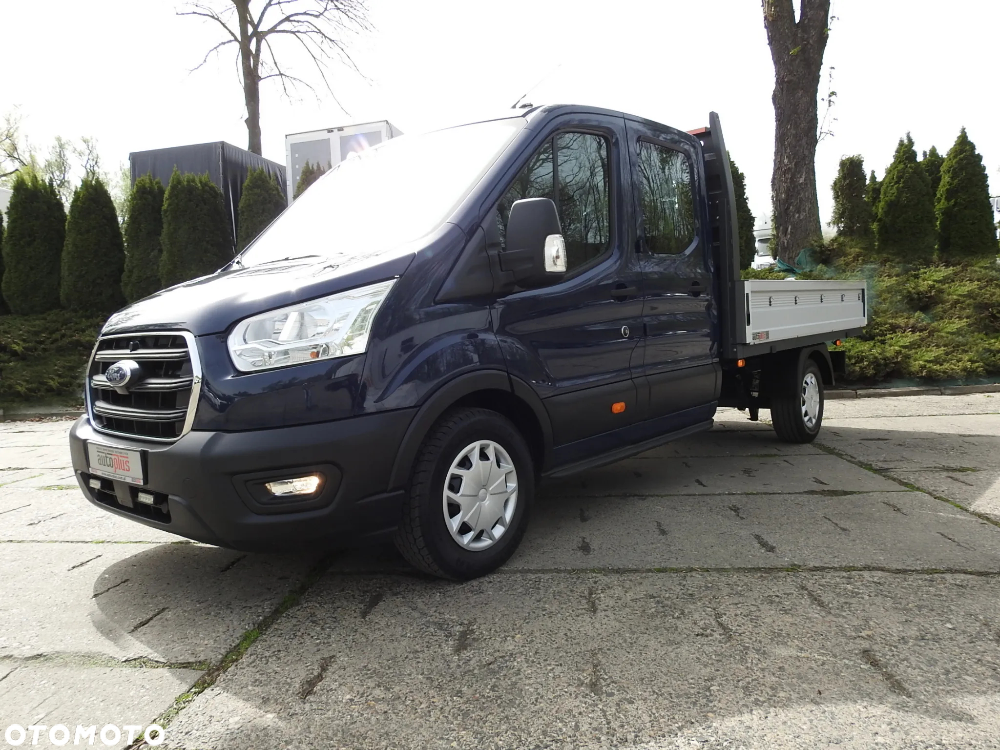 Ford TRANSIT SKRZYNIA PODWÓJNA KABINA DOKA 7 MIEJSC TEMPOMAT KLIMATYZACJA LEDY 130KM [ L06334 ] - 21