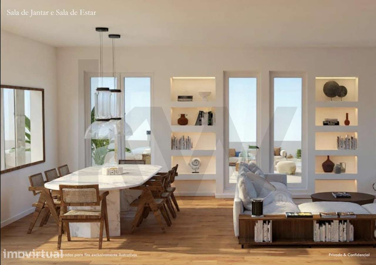 Penthouse T4 com Terraço de 180 m2 e Vista Panorâmica de 270º | Linda- - Grande imagem: 3/31