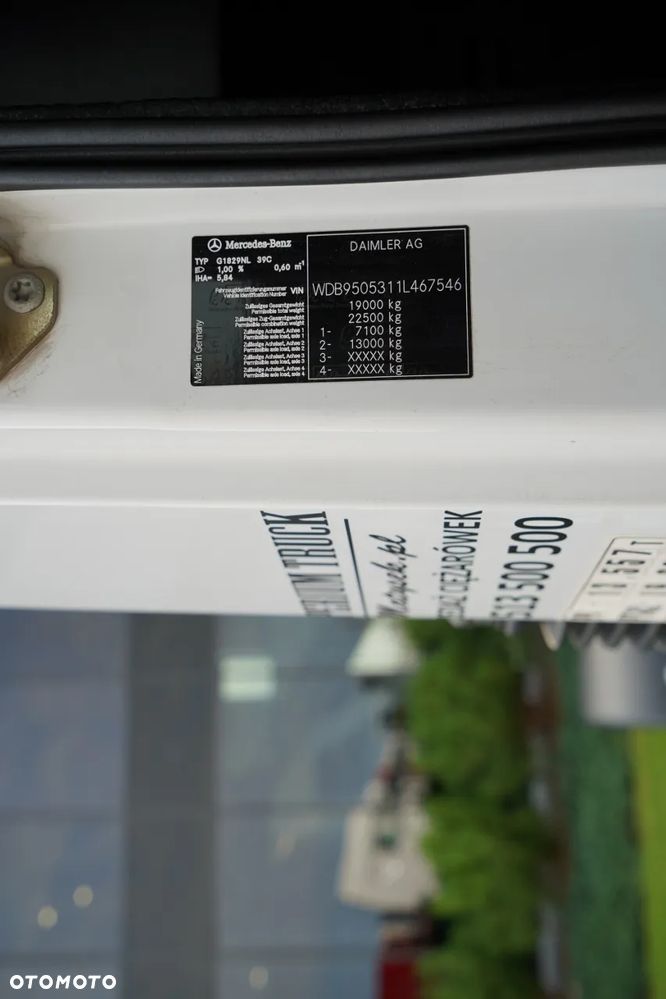 Mercedes-Benz AXOR 1829 / RETARDER / RAMA POD ZABUDOWĘ /  4 M / SPROWADZONY / PO KONTRAKCIE SERWISOWYM - 33