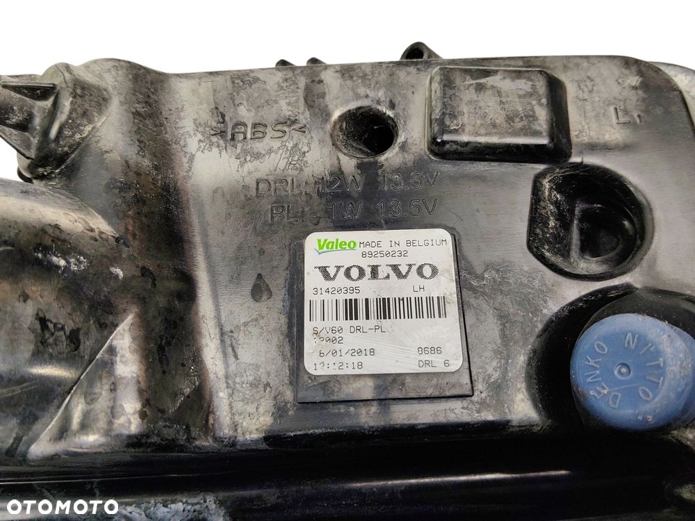 HALOGEN LED LEWY VOLVO V60 I LIFT (2013-2018) 2.0 D4 190KM 31420395 - 4