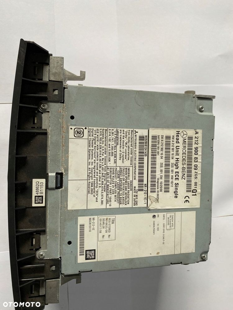 Radio CD nawigacja A2129008309 Mercedes W212 - 1