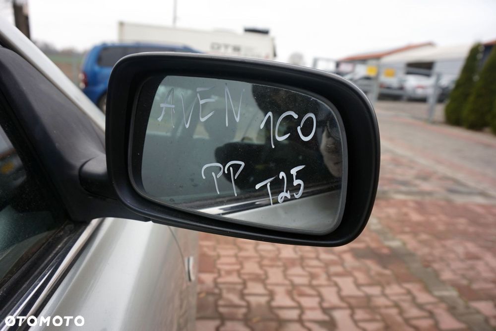 LUSTERKO ELEKTRYCZNE PRAWE AVENSIS II T25 1C0 87901-05100 SREBRNY TOYOTA 2003-2006 - 6