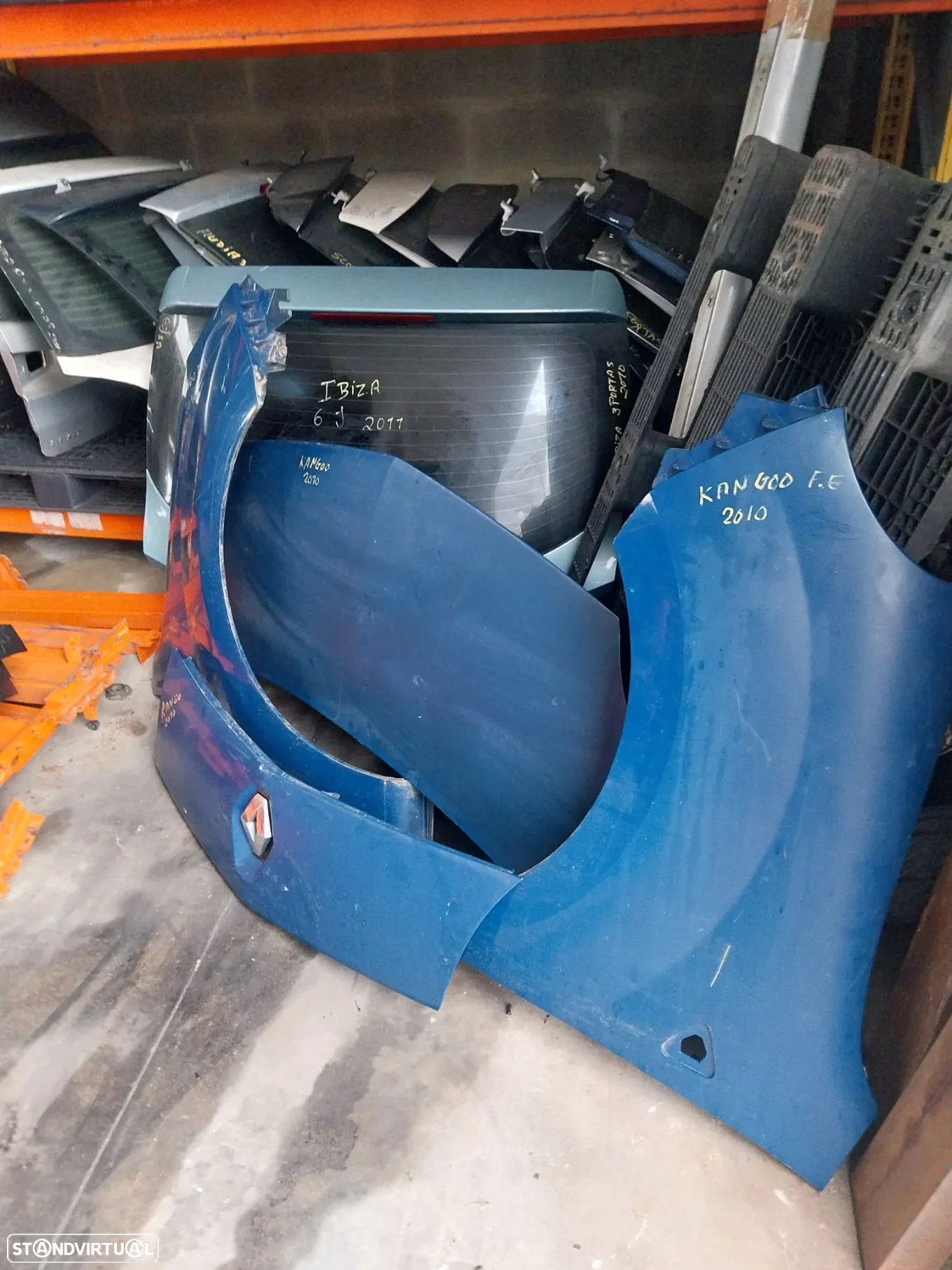 Frente completa Renault kangoo ano 2010 - 2