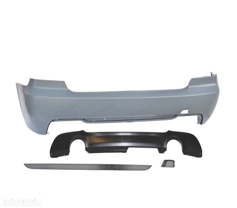 PARA-CHOQUES TRASEIRO BMW E92 E93 05-07 LOOK M TECH 335I - 3
