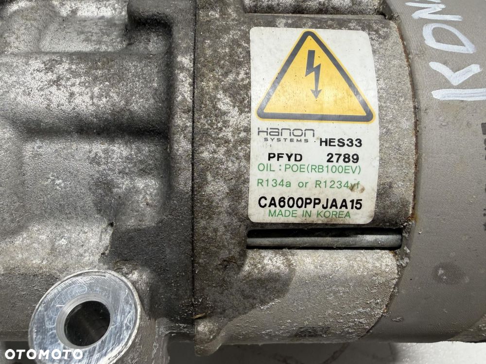 KOMPRESOR KLIMAYZACJI HYUNDAI KONA EV CA600PPJAA15 2108- - 2