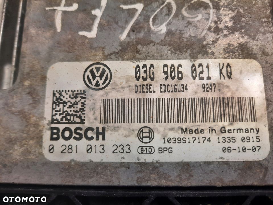 KOMPUTER STEROWNIK SILNIKA VW GOLF 03G906021KQ - 2