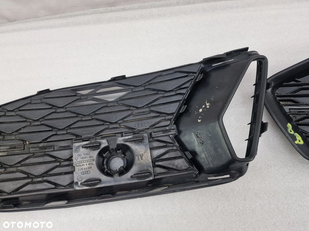 AUDI A6 C8 4K0 18- LEWA / PRAWA KRATKA BOCZNA ZDERZAKA PRZEDNIEGO PRZÓD NA PDC , NR 4K0807681D / 4K0807647D / 4K0807682D / 4K0807648D , NR AUKCJI E/8 - 7